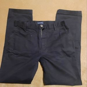 Mens Black Lands End Chinos Size 31